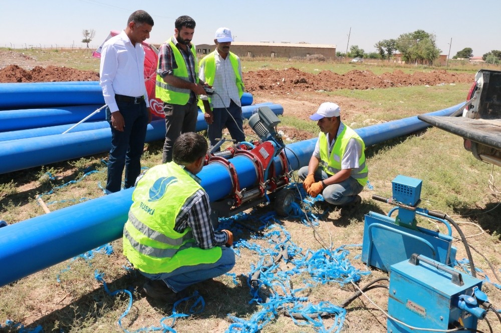 Harran’da alt yapı çalışmaları devam ediyor