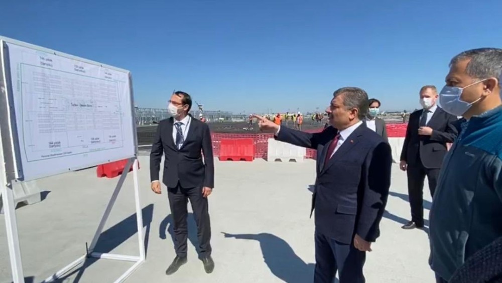 Bakan Koca: ″Yeşilköy’de inşa ettiğimiz çok amaçlı hastane güçlü bir sağlık alt yapısı oluşturacak″