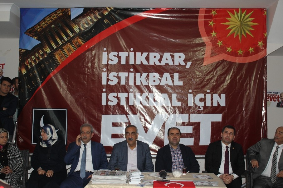 Şanlıurfa’da ilk Evet bürosu açıldı