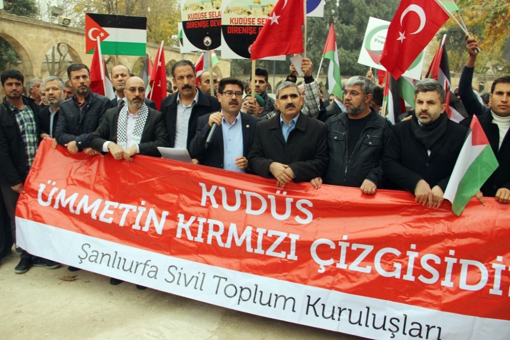 Şanlıurfa’da ABD’nin Kudüs kararı protesto edildi