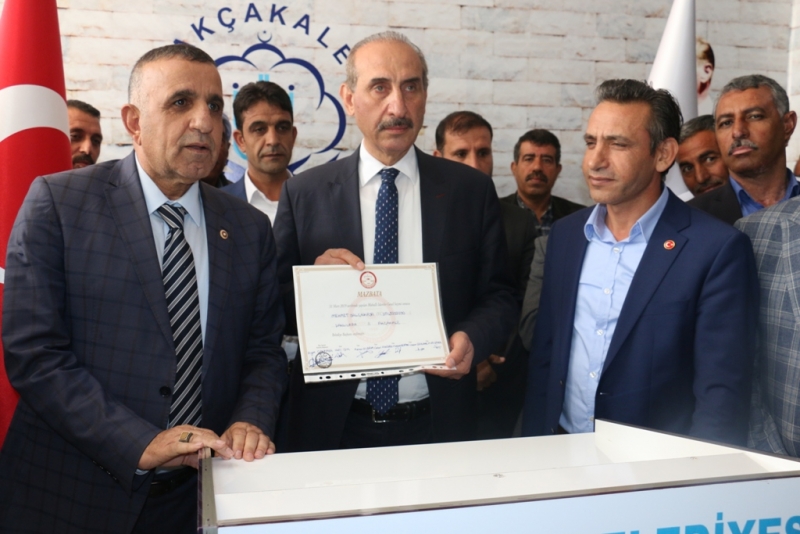 Akçakale Belediye Başkanı Mehmet Yalçınkaya Göreve Başladı 