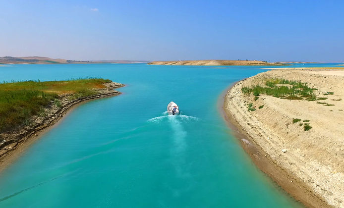 Atatürk Barajı'nda Avlak Alanlar Belirleniyor
