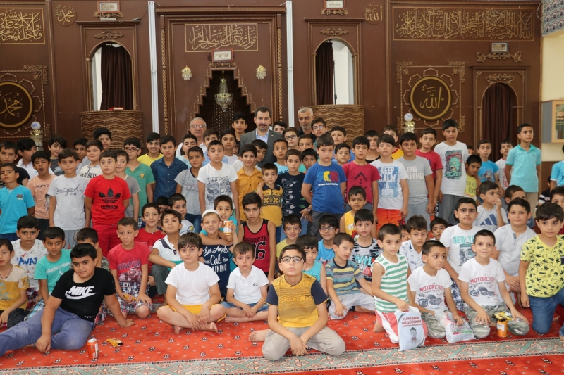 Başkan Baydilli Kuran'ı Kerim Öğrenen Çocuklarla Buluştu