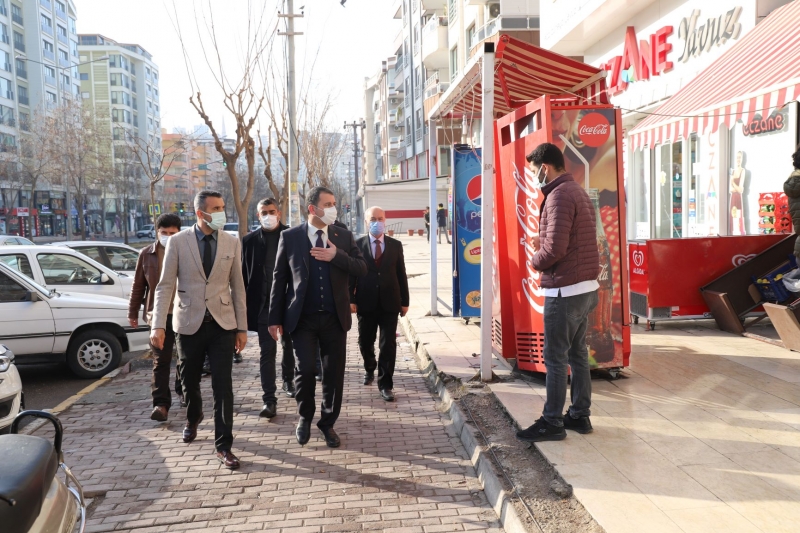 BAŞKAN BAYDİLLİ MESAİYE SAHA GEZİSİYLE BAŞLADI
