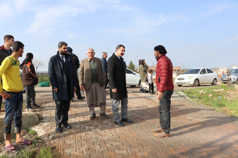 BAŞKAN BAYDİLLİ SEL BÖLGESİNİ ZİYARET ETTİ.