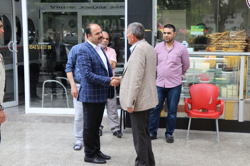 Başkan Çiftçi, Güne Esnaf Ziyareti İle Başladı
