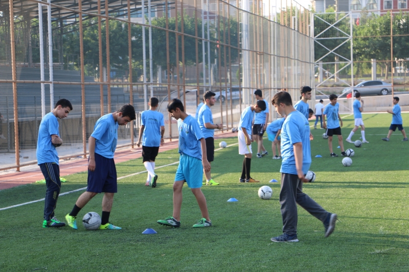 Büyükşehir'in Futbol Yaz Okuluna Yoğun İlgi