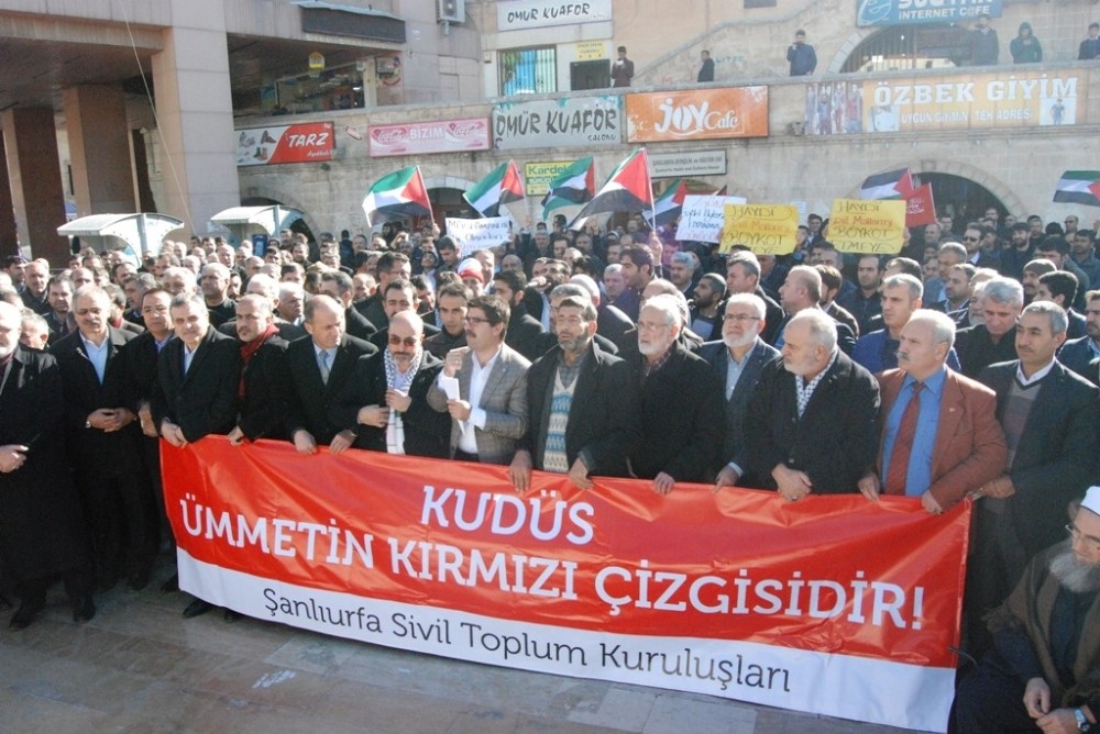 Şanlıurfa’da Kudüs protestosu