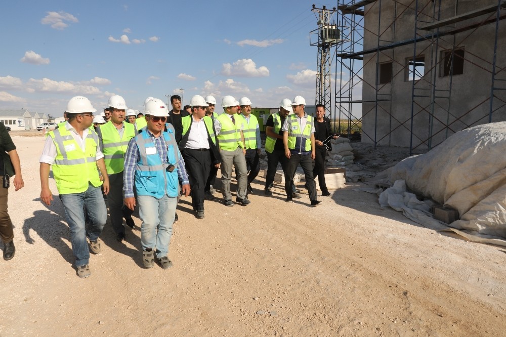 Şanlıurfa atık su arıtma tesisinde sona doğru