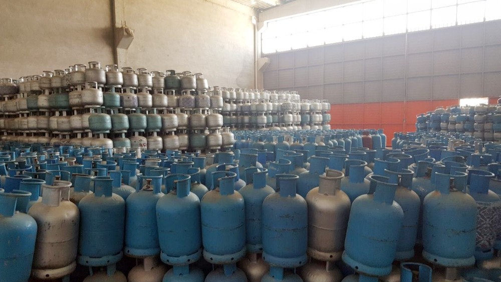 Şanlıurfa’da 7 bin adet kaçak tüp ele geçirildi
