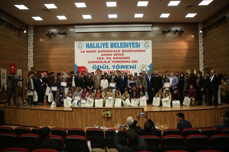 Haliliye Belediyesi Çanakkale Yarışmalarında Ödüller Sahiplerini Buldu