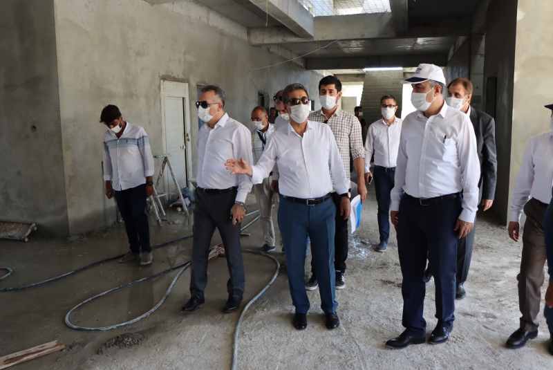 HAYVAN BORSASI İNŞAATI TÜM HIZIYLA DEVAM EDİYOR