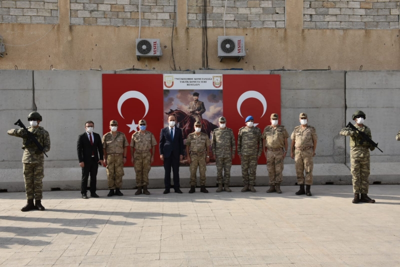 Jandarma Genel Komutanı Çetin, Resulayn'da İncelemelerde Bulundu
