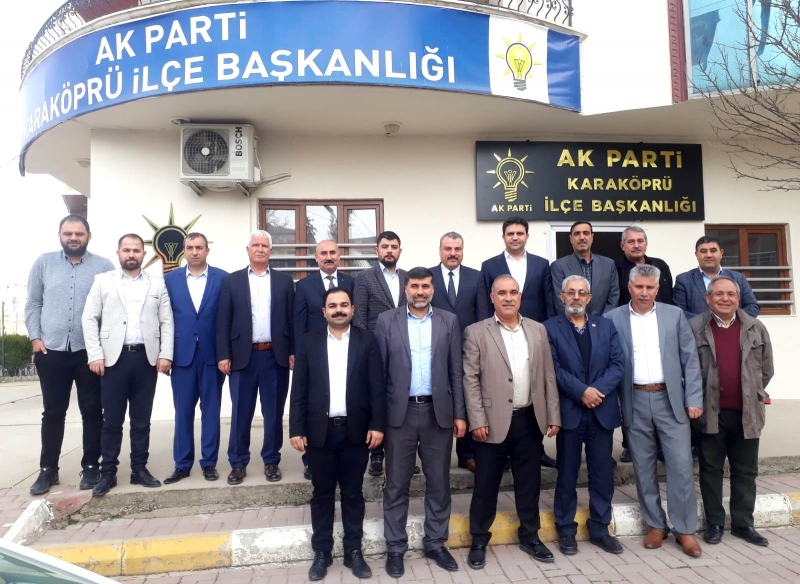 Karaköprü Belediyespor Yönetiminden AK Başkanlara ziyaret