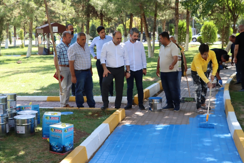KARAKÖPRÜ'DE YEŞİL ALANLARDA KAPSAMLI BAKIM VE ONARIM