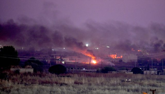 Rasulayn’daki PKK/YPG hedefleri yoğun ateş altına alındı.