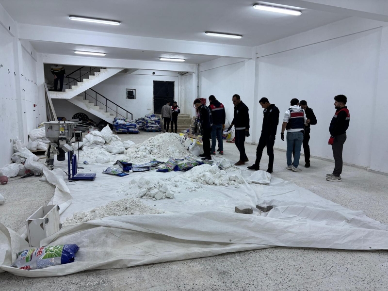 Sahte Deterjan Dolum Depolarına Baskın