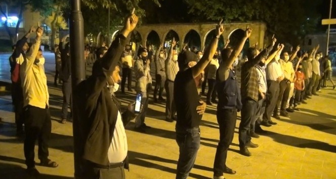 Şanlıurfa’da Mescid-i Aksa’ya saldırılar protesto edildi