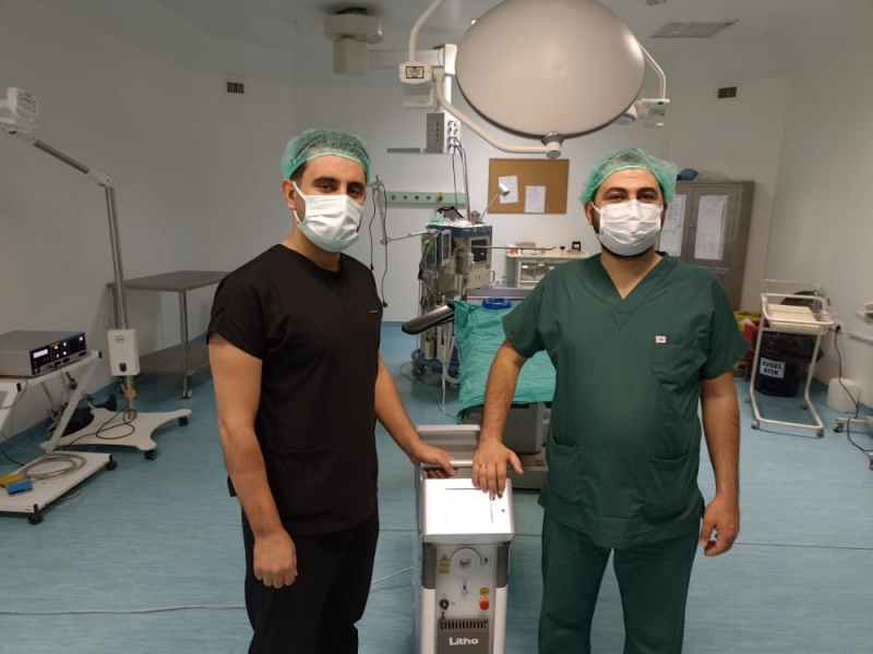 Viranşehir Devlet Hastanesine Kazandırılan Lazer Cihazı İle İlk Ameliyat Yapıldı.