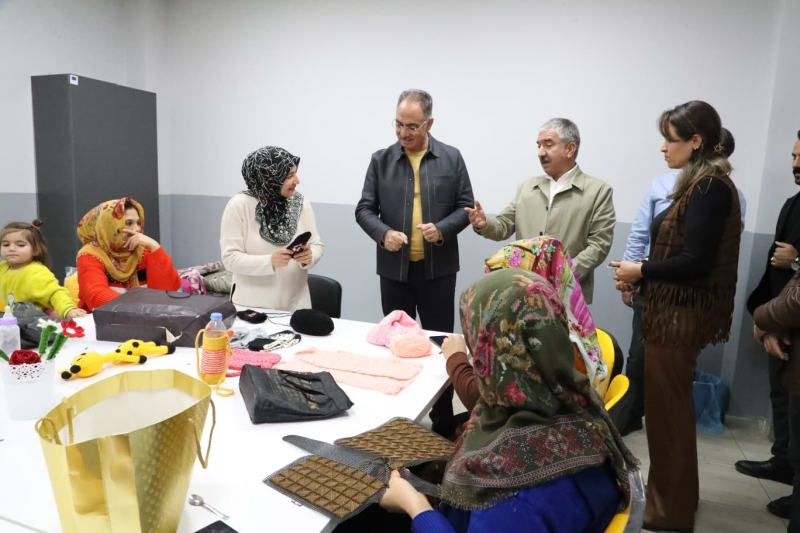 Başkan Kuş, Eyyübiye’nin Güçlenen Kadınlarını Ziyaret Etti