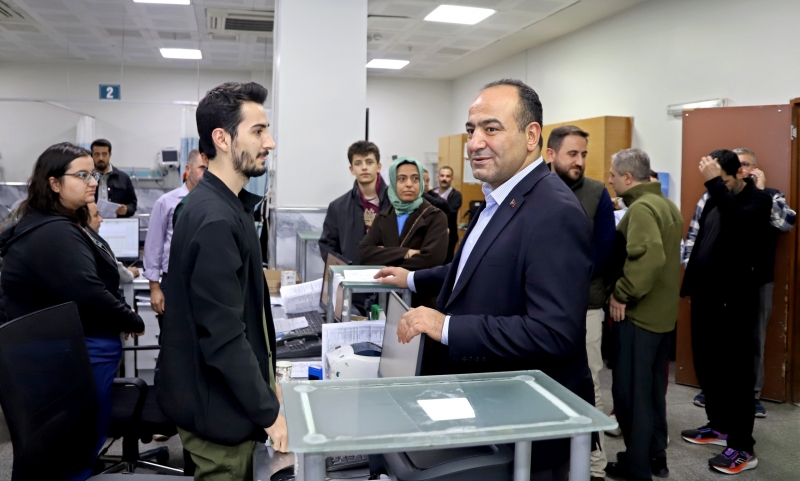 ​İl Sağlık Müdürü Dr. Öğr. Üyesi Erhan Berk’ten Gece Acil Servis Denetimi