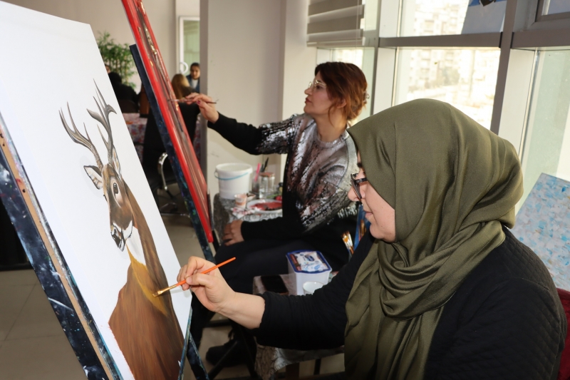 KARAMEK RESİM KURSUYLA YETENEKLER KEŞFEDİLİYOR