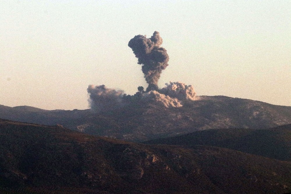 Harekatın Adı: 'Zeytin Dalı'  Afrin’den yükselen dumanlar Hatay’dan görülüyor.. 