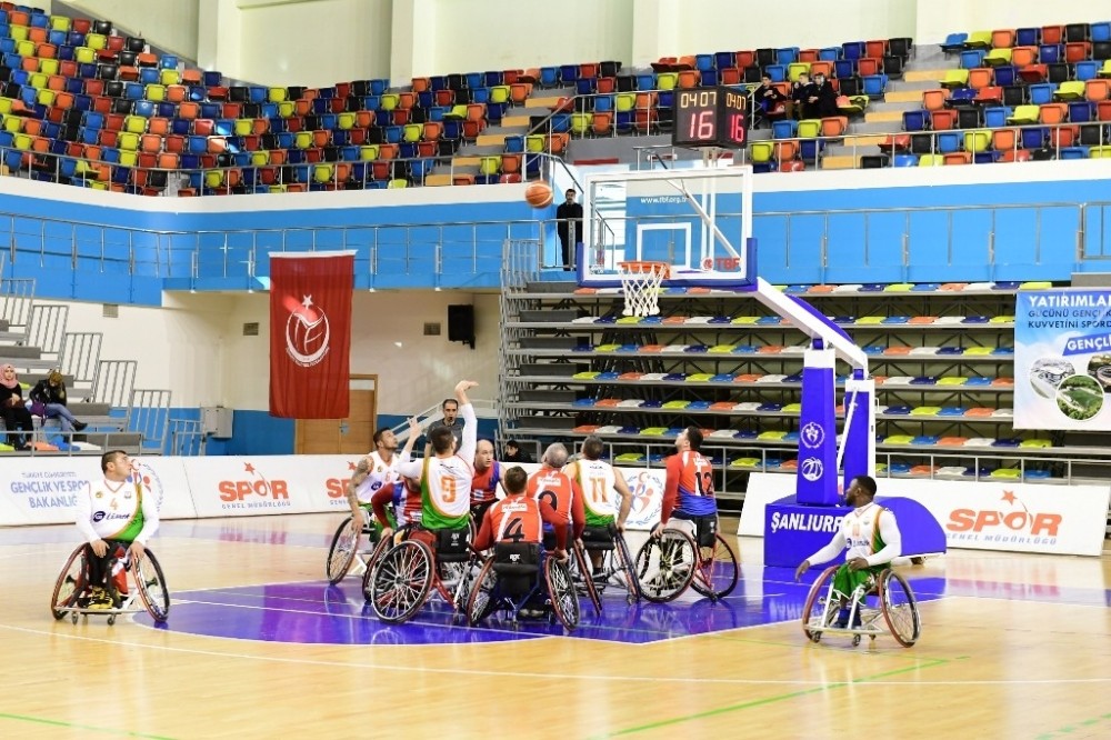 Şanlıurfa engelliler basketbol takımı potada liderliğini sürdürüyor