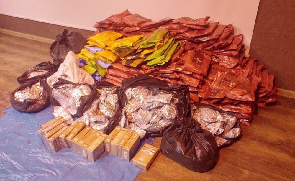 Şanlıurfa’da 653 kilo kaçak nargile tütünü ele geçirildi