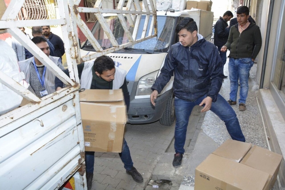 Viranşehir de Impr Humanitarian’dan Suriyeli sığınmacılara yardım eli
