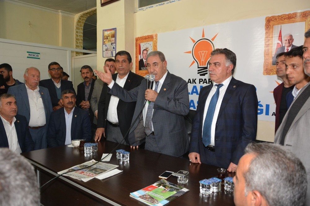 Eski Milletvekili Eyüpoğlu Ceylanpınar’da Referandumu anlattı