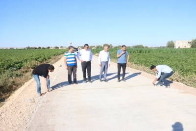 Açar Beton Yol Çalışmalarını inceledi