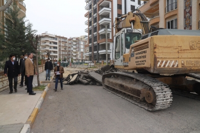 BAŞKAN BAYDİLLİ SAHADA ÇALIŞMALARI İNCELEDİ