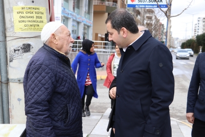 BAŞKAN BAYDİLLİ VATANDAŞ VE ESNAFLA İÇ İÇE 