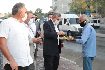 BAŞKAN BEYAZGÜL ASFALTLANAN AÇIKSU CADDESİNİ GEZDİ