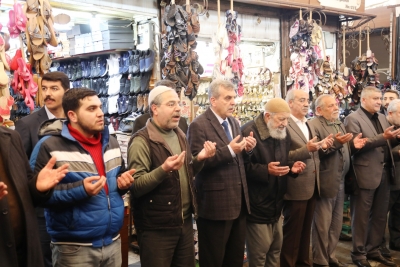 Başkan Beyazgül Esnaf Duasına Katıldı
