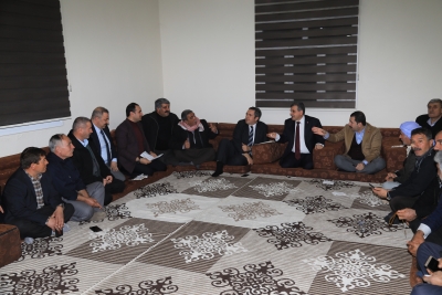 BAŞKAN BEYAZGÜL, KARAKÖPRÜ'DE MUHTARLARI DİNLEDİ