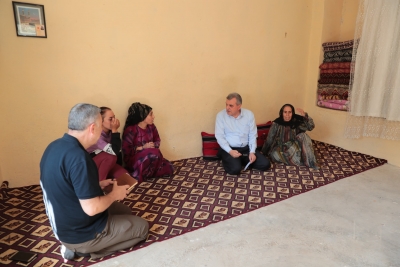 BAŞKAN BEYAZGÜL VATANDAŞLARIN DUALARINI ALMAYA DEVAM EDİYOR