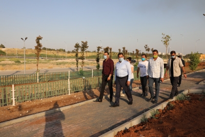 BAŞKAN CANPOLAT AHMET YESEVİ’DE: YENİ PARKLARIMIZ EN KISA SÜREDE HİZMETE GİRECEK