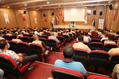 BAŞKAN CANPOLAT, ÇEVRE KORUMA PERSONELLERİ İLE BİR ARAYA GELDİ