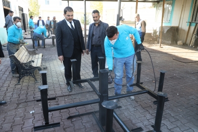 BAŞKAN CANPOLAT: DAHA GÜZEL VE YEMYEŞİL PARKLAR HEDEFİYLE ÇALIŞIYORUZ