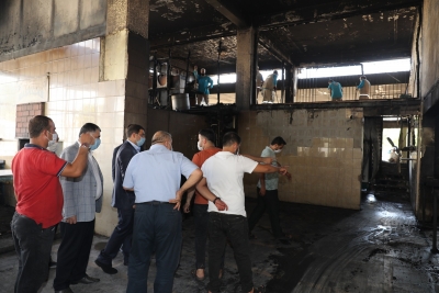BAŞKAN CANPOLAT OLAY YERİNDE: YARALILARIMIZA ÇOK ÇOK GEÇMİŞ OLSUN