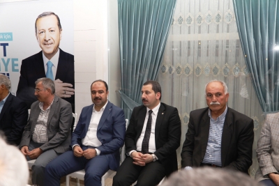 Başkan Çiftçi Fatih Aksoyun Seçim Brosunun Açılışına Katıldı