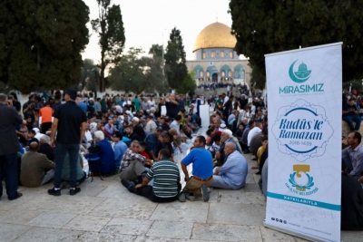 Başkan Demirkol,Kudüs'teki Müslümanların Yanında