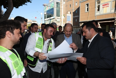 BAŞKAN GÜLPINAR, DİVANYOLU’NDAKİ ÇALIŞMALARI YERİNDE İNCELEDİ