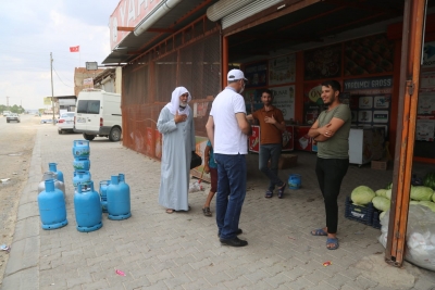 BAŞKAN KUŞ, 1 GÜNDE 14 MAHALLE DOLAŞTI.