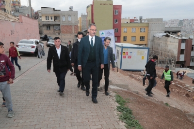 BAŞKAN KUŞ, ŞELALE PARK VE KİTAP OTAĞI YAPIM ALANINI İNCELEDİ. 