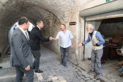 Başkan Kuş, Tarihi Mahallelerde Halkla Buluştu