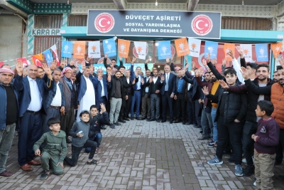 Başkan Mehmet Kuş’a Aşiretlerin Desteği Artarak Devam Ediyor
