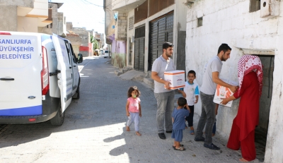 Büyükşehir Belediyesi ihtiyaç Sahiplerini Unutmadı